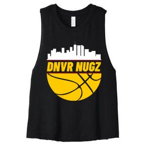 Denver Basketball Mile High 5280 Nugz Women's Racerback Cropped Tank