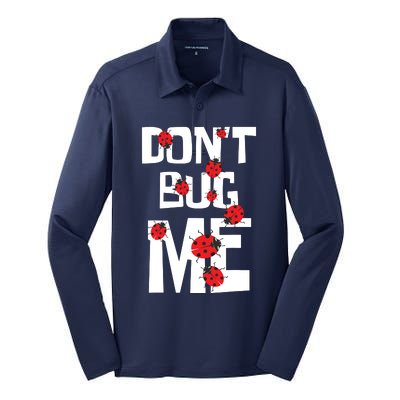 Don't Bug Me Entomophile Entomology Zoology Ladybug Silk Touch Performance Long Sleeve Polo