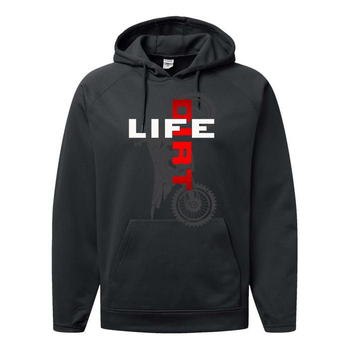 Dirt Bike Motocross Apparel Dirt Bike Motocross Performance Fleece Hoodie