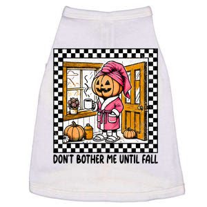 DonT Bother Me Until Fall Halloween Boo Pumpkin Patch Ghost Doggie Tank