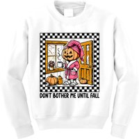 DonT Bother Me Until Fall Halloween Boo Pumpkin Patch Ghost Kids Sweatshirt