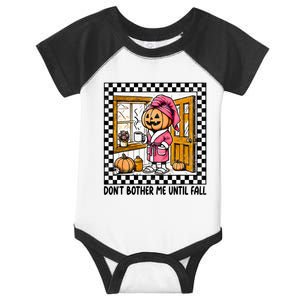 DonT Bother Me Until Fall Halloween Boo Pumpkin Patch Ghost Infant Baby Jersey Bodysuit