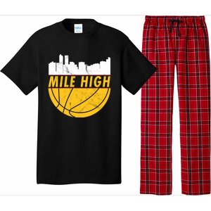 Denver Basketball Mile High 5280 Pajama Set