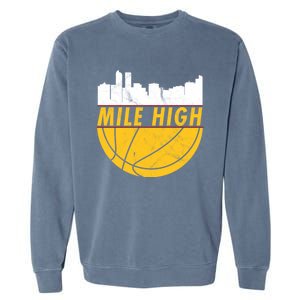 Denver Basketball Mile High 5280 Garment-Dyed Sweatshirt