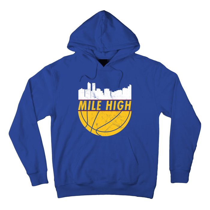 Denver Basketball Mile High 5280 Hoodie