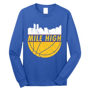 Denver Basketball Mile High 5280 Long Sleeve Shirt