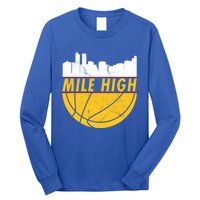 Denver Basketball Mile High 5280 Long Sleeve Shirt