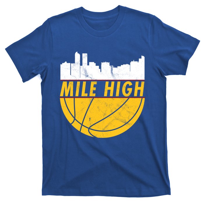 Denver Basketball Mile High 5280 T-Shirt