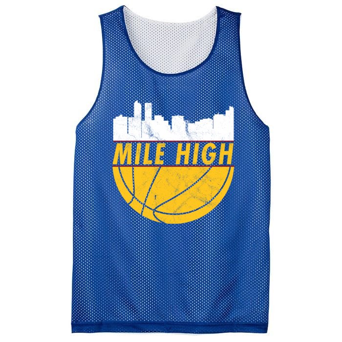 Denver Basketball Mile High 5280 Mesh Reversible Basketball Jersey Tank