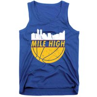 Denver Basketball Mile High 5280 Tank Top