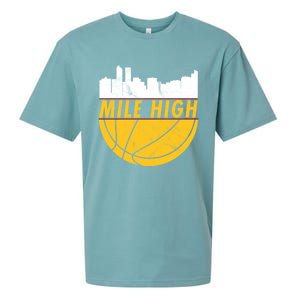 Denver Basketball Mile High 5280 Sueded Cloud Jersey T-Shirt