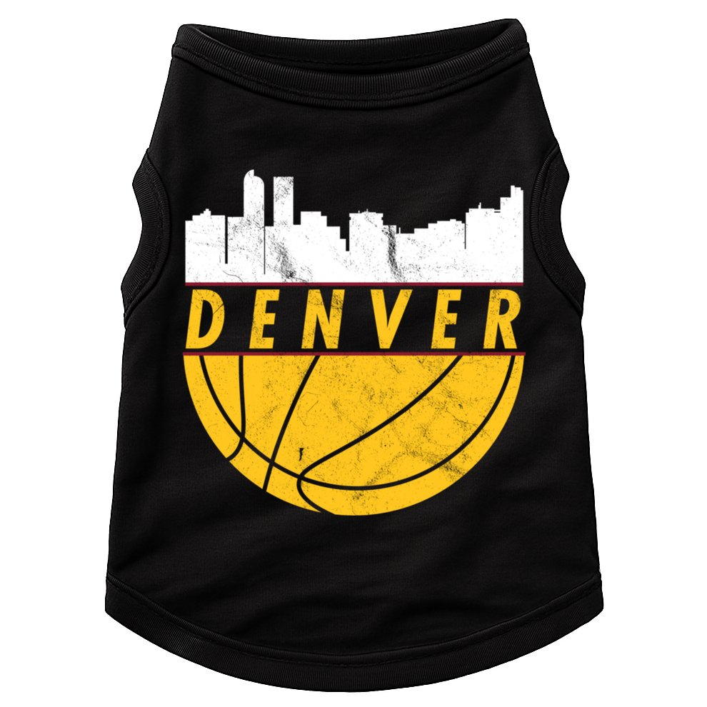 Denver Basketball Mile High 5280 Denver  Doggie Tank