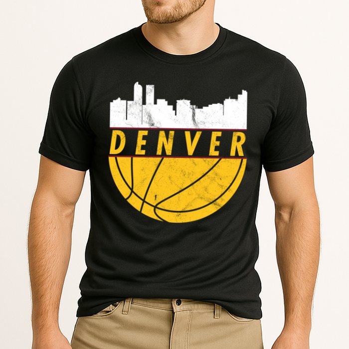 Denver Basketball Mile High 5280 Denver  Performance Shirt