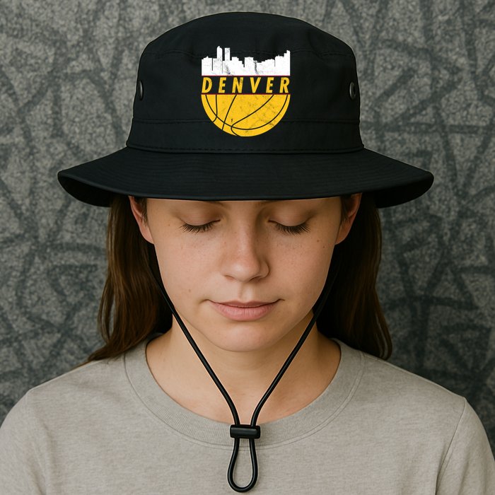 Denver Basketball Mile High 5280 Denver  Bucket Hat