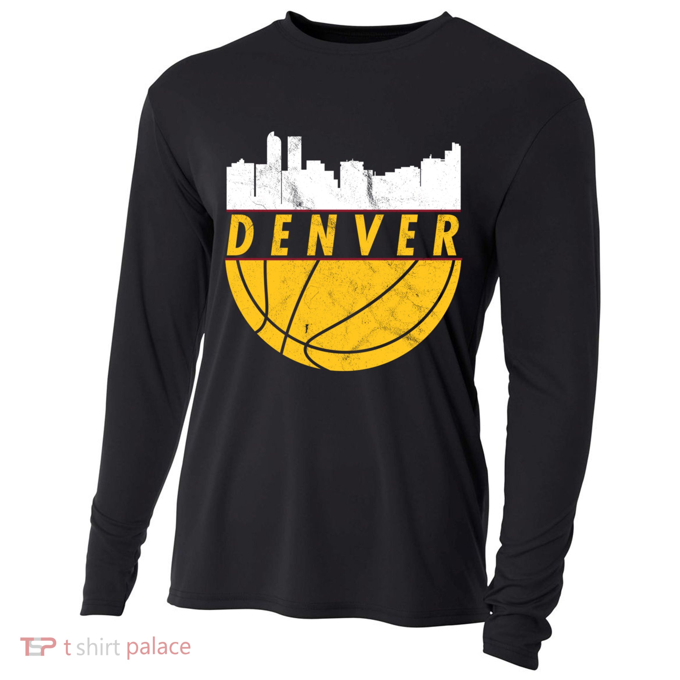 Denver Basketball Mile High 5280 Denver  Cooling Performance Long Sleeve Crew