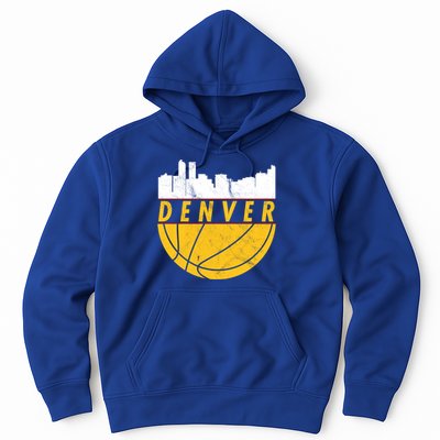 Denver Basketball Mile High 5280 Denver  Hoodie