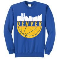 Denver Basketball Mile High 5280 Denver  Sweatshirt