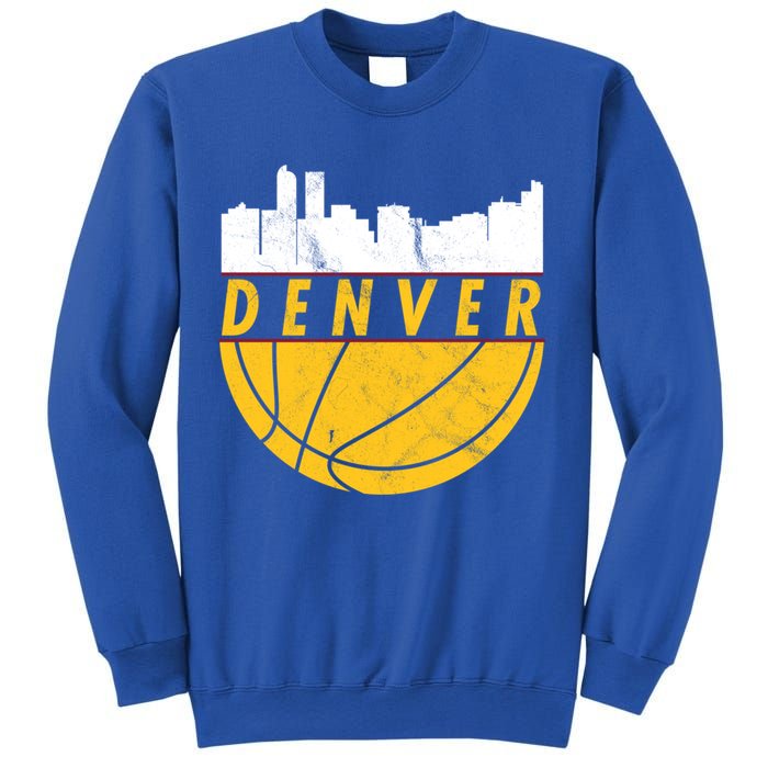 Denver Basketball Mile High 5280 Denver  Sweatshirt