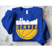 Denver Basketball Mile High 5280 Denver  Sweatshirt