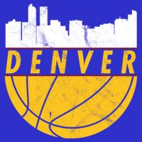 Denver Basketball Mile High 5280 Denver  Button