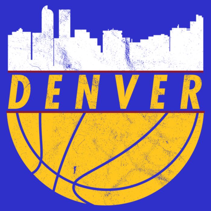Denver Basketball Mile High 5280 Denver  Button