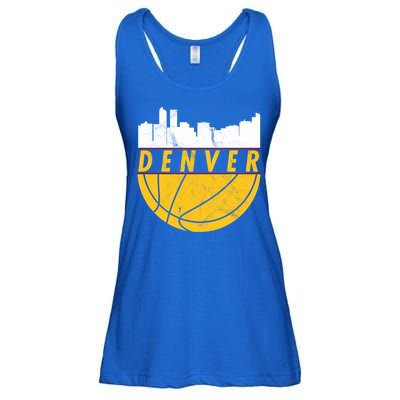 Denver Basketball Mile High 5280 Denver  Ladies Essential Flowy Tank