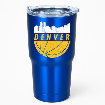 Denver Basketball Mile High 5280 Denver  Tumbler