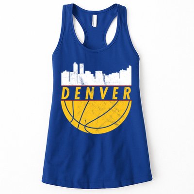 Denver Basketball Mile High 5280 Denver  Womens Tank Top