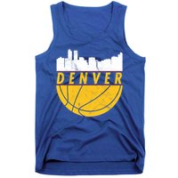 Denver Basketball Mile High 5280 Denver  Tank Top