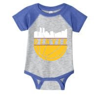 Denver Basketball Mile High 5280 Denver  Infant Baby Jersey Bodysuit