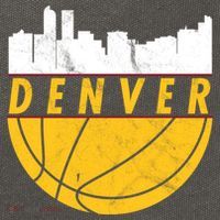 Denver Basketball Mile High 5280 Denver  Cotton Canvas Backpack