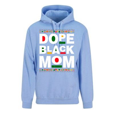 Dope Black Mom Mother Black History Month Juneteenth Melanin Gift Unisex Surf Hoodie