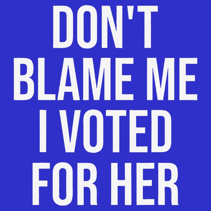 DonT Blame Me I Voted For Her Kamala Harris Poster