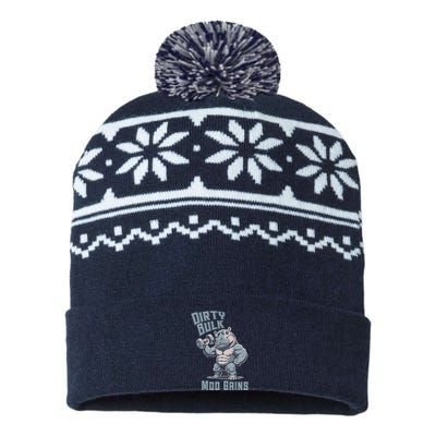 Dirty Bulk Moo Gains USA-Made Snowflake Beanie