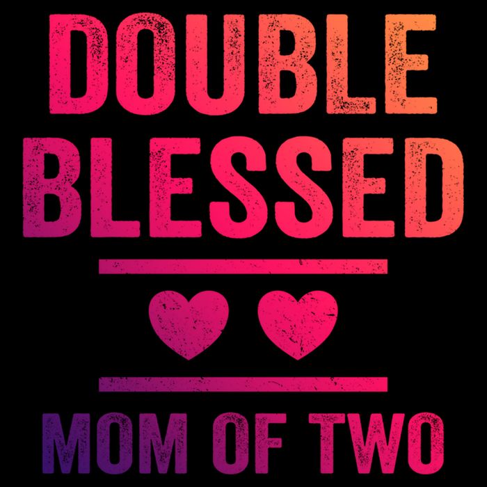 Double Blessed Mom Of Two Blessed Mom Mother Gift Impact Tech Backpack