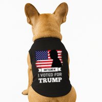 Dont Blame Me I Voted For Trump Distressed Vintage Flag Doggie Tank