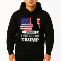 Dont Blame Me I Voted For Trump Distressed Vintage Flag Hoodie