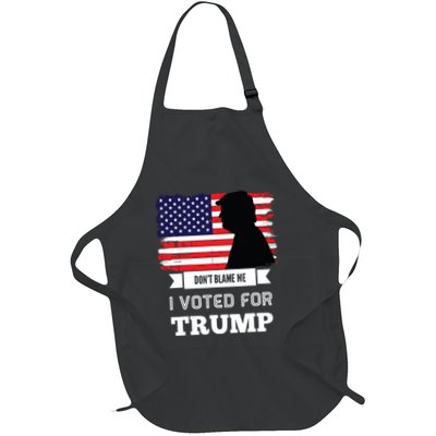 Dont Blame Me I Voted For Trump Distressed Vintage Flag Apron