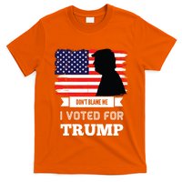 Dont Blame Me I Voted For Trump Distressed Vintage Flag T-Shirt