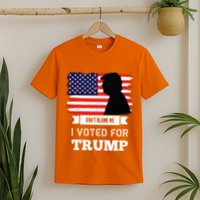 Dont Blame Me I Voted For Trump Distressed Vintage Flag T-Shirt