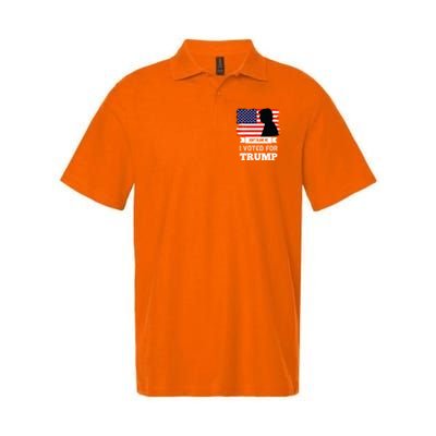 Dont Blame Me I Voted For Trump Distressed Vintage Flag Polo
