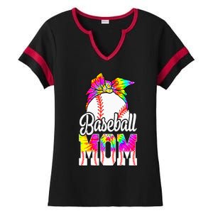 Dye Baseball Mom Baseball Mama Sport MotherS Day Ladies Halftime Notch Neck Tee