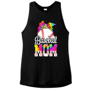 Dye Baseball Mom Baseball Mama Sport MotherS Day Ladies PosiCharge Tri-Blend Wicking Tank