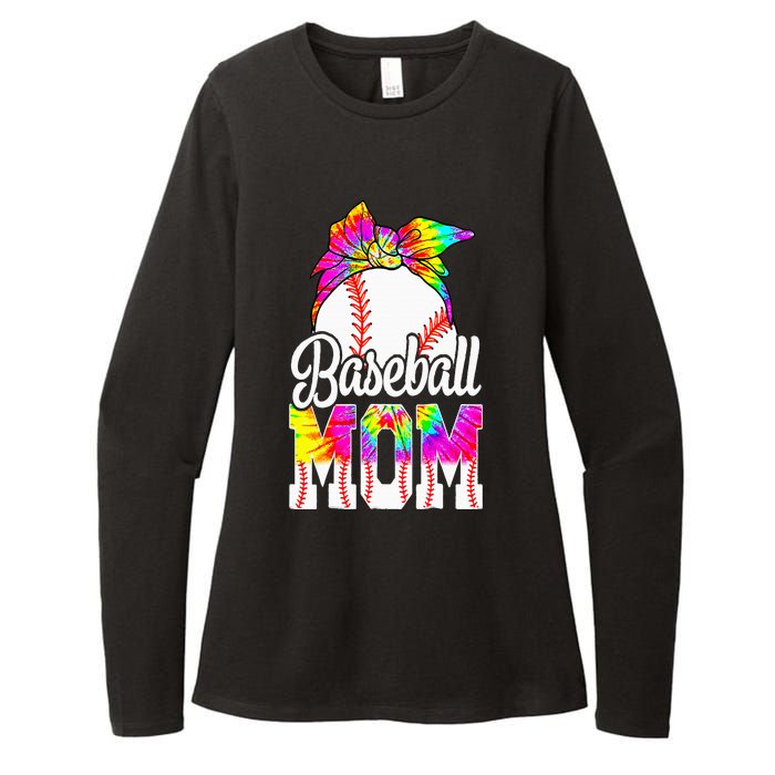 Dye Baseball Mom Baseball Mama Sport MotherS Day Womens CVC Long Sleeve Shirt