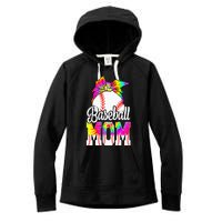 Dye Baseball Mom Baseball Mama Sport MotherS Day Women's Fleece Hoodie