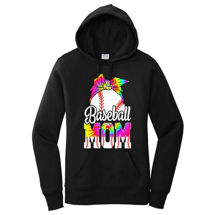 Dye Baseball Mom Baseball Mama Sport MotherS Day Women's Pullover Hoodie