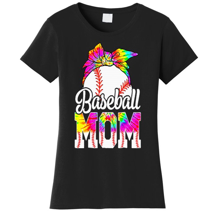 Dye Baseball Mom Baseball Mama Sport MotherS Day Women's T-Shirt