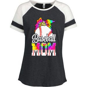 Dye Baseball Mom Baseball Mama Sport MotherS Day Enza Ladies Jersey Colorblock Tee