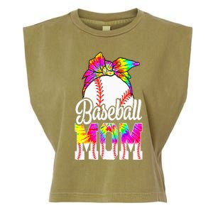 Dye Baseball Mom Baseball Mama Sport MotherS Day Garment-Dyed Women's Muscle Tee