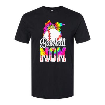 Dye Baseball Mom Baseball Mama Sport MotherS Day Softstyle® CVC T-Shirt